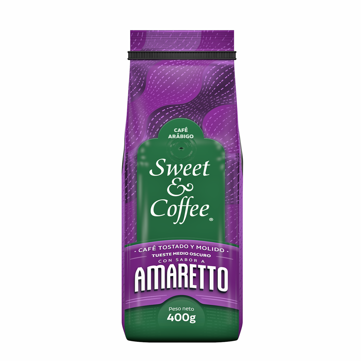 Café Tostado Y Molido Amaretto Arábigo SWEET & COFFEE 400 G