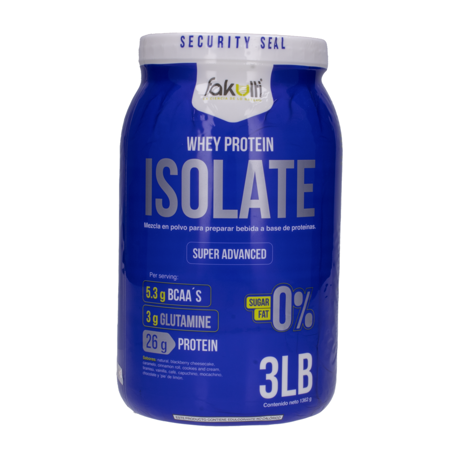 Proteina En Polvo Isolate FAKULTI 1 362 G