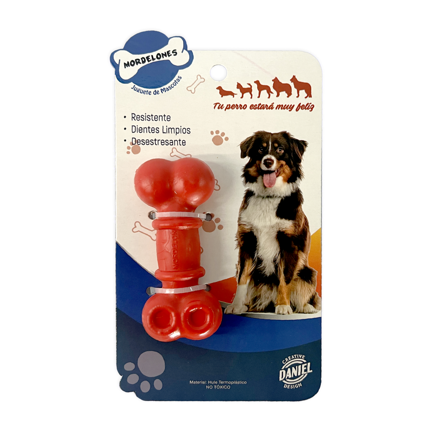 Juguete Para Mascota Diseño Hueso Pequeño MORDELONES 9 Cm