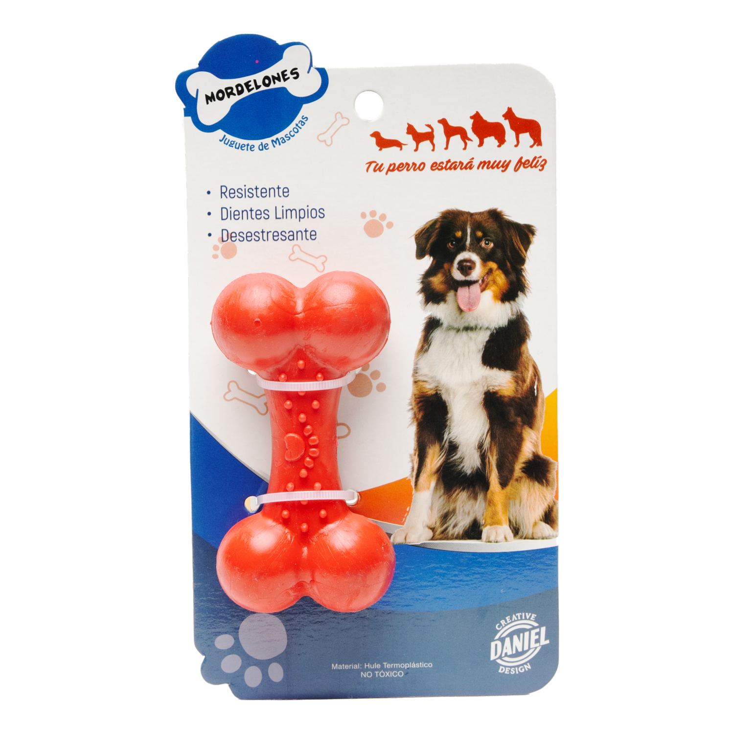 Juguete Para Mascota Diseño Hueso Gordo MORDELONES 10 Cm
