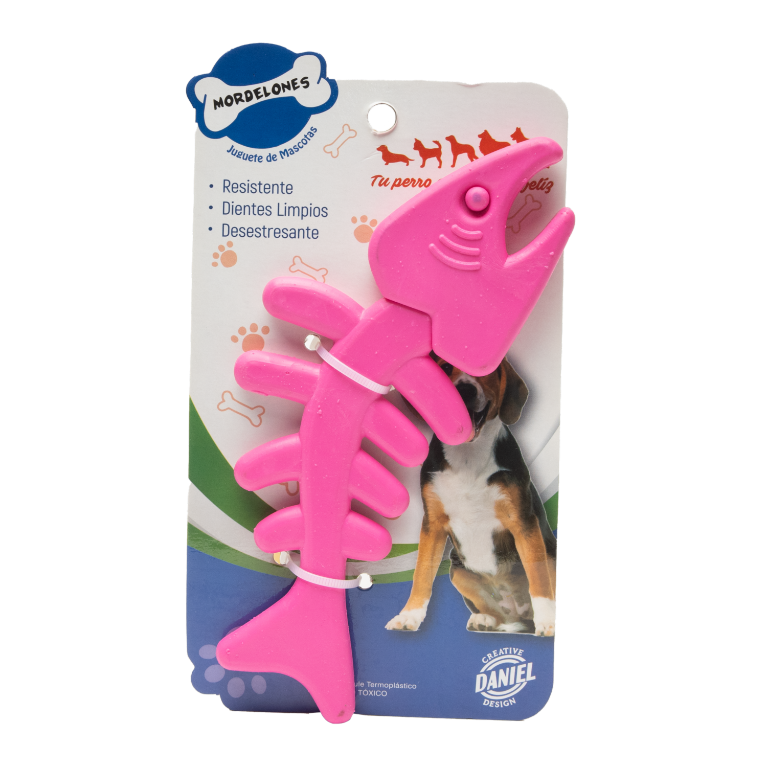 Juguete Para Mascota Diseño Pez MORDELONES 18 Cm