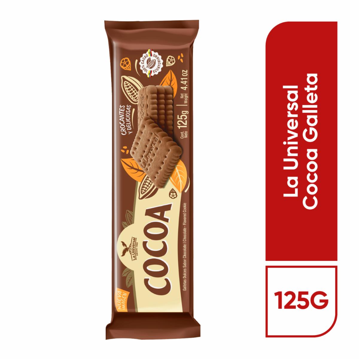 Galletas Dulces De Cocoa COCOA 125 G