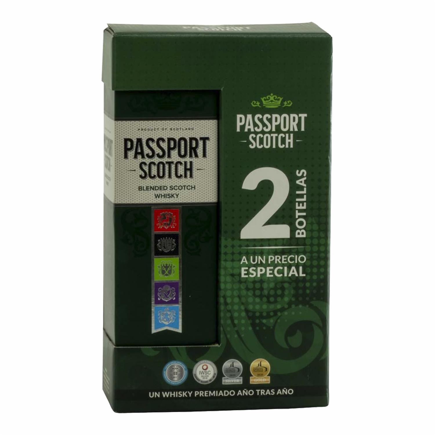 Whisky Duopack PASSPORT Pack 2 X 750 Ml