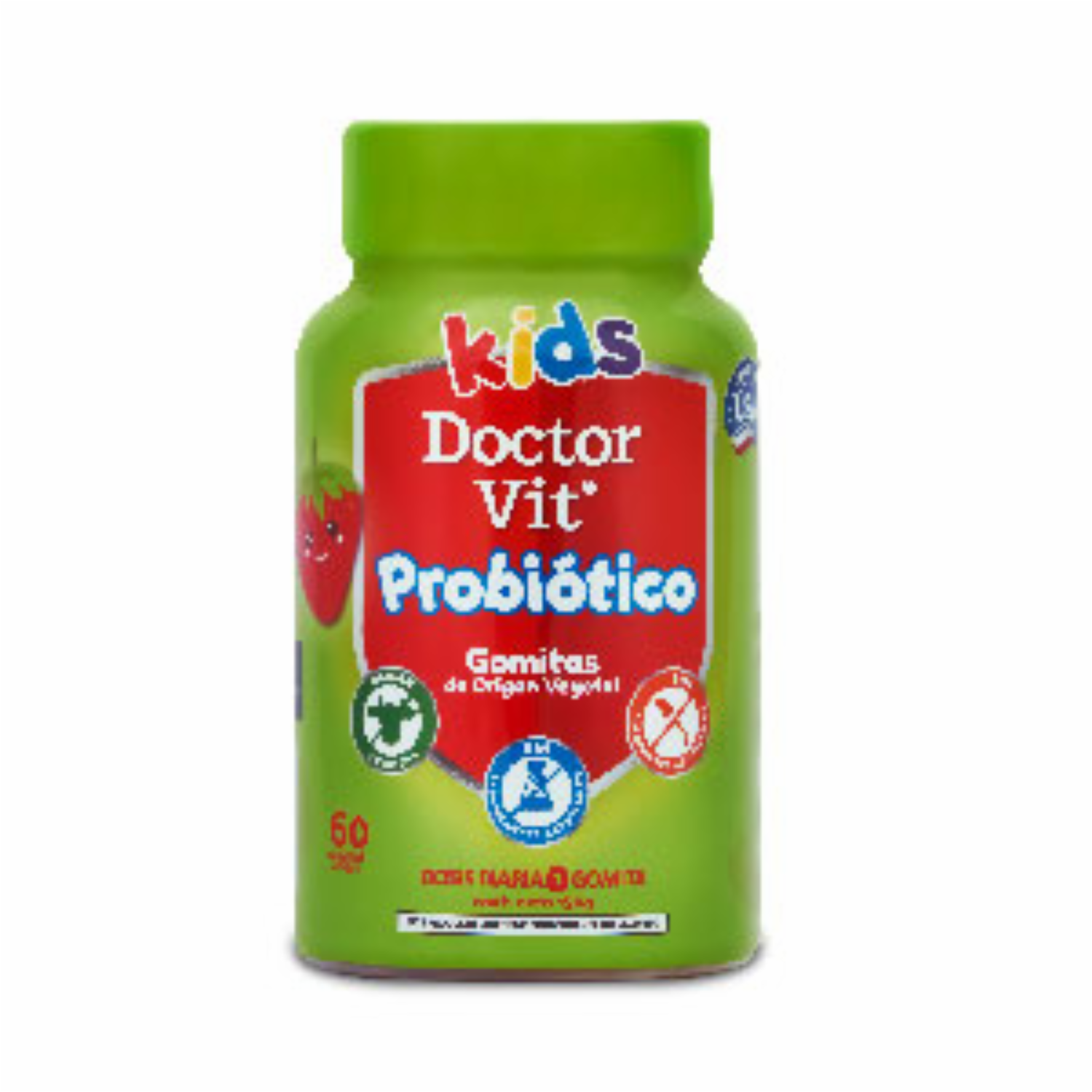Multivitaminico Para Niños En Gomitas Masticables Probioticos Ninos DOCTOR VIT 60 U