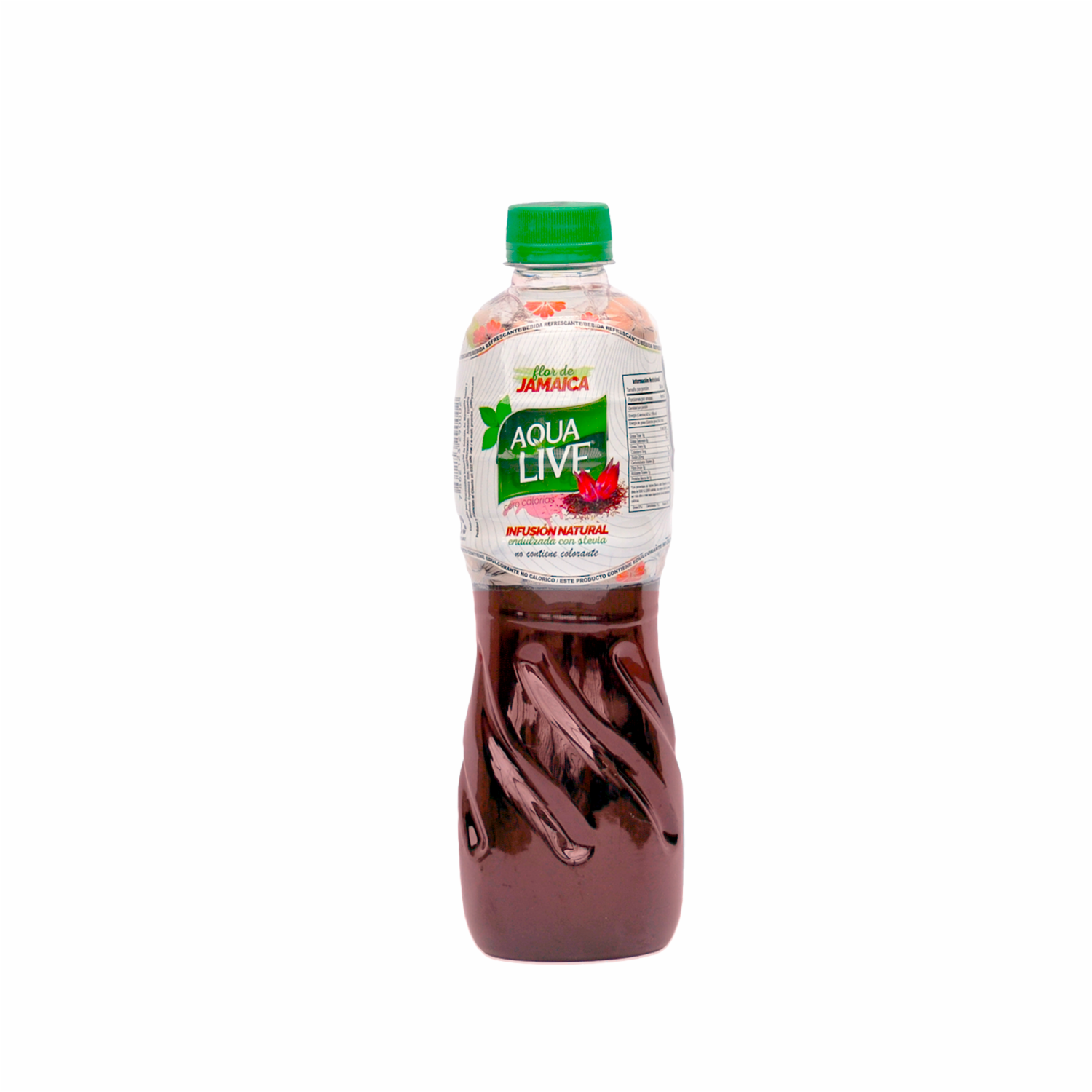 Té Frio Flor Jamaica Sin Calorías Sin Azúcar AQUA LIVE 500 Ml