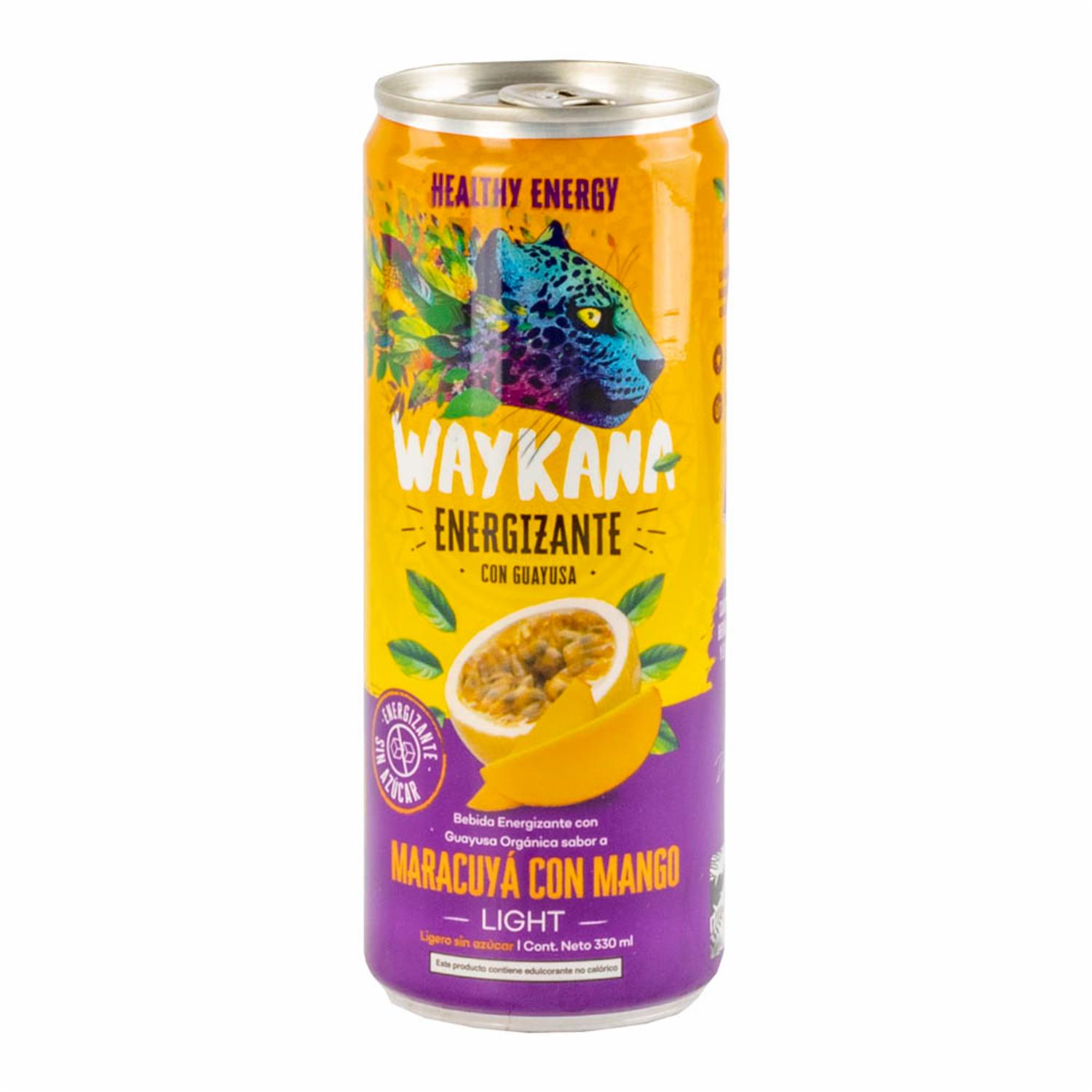 Energizante Maracumango Light Sin Azúcar WAYKANA 330 ml