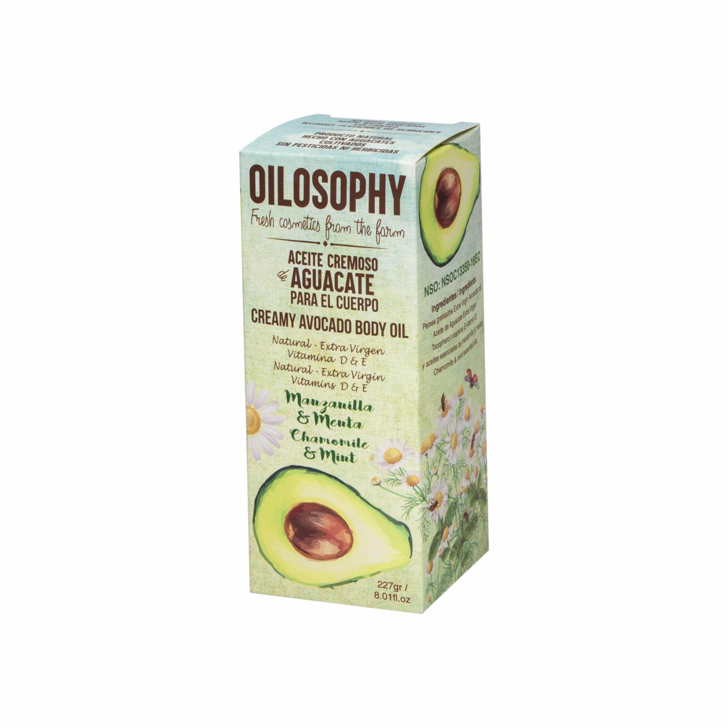 Aceite Corporal Manzanilla Y Menta 227 Gr OILOSOPHY