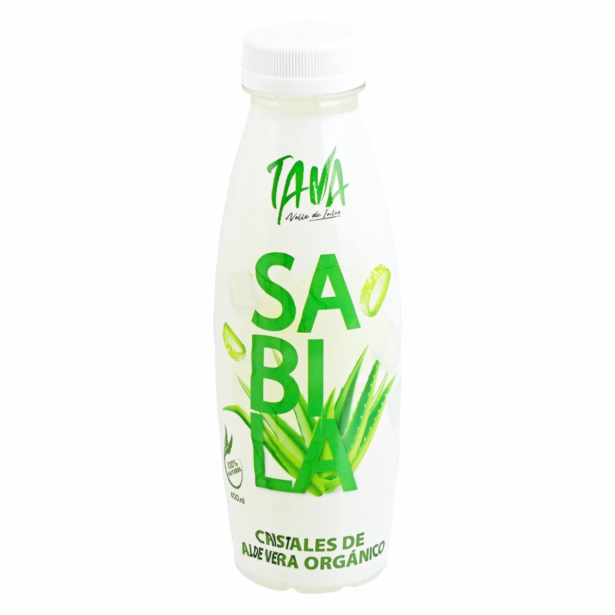 Sábila Cristales De Aloe Vera Orgánica TAVA 400Ml