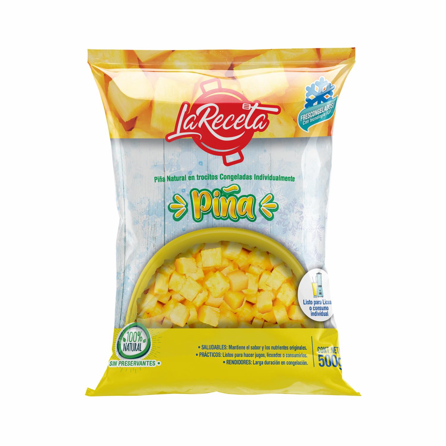 Piña Congelada LA RECETA 500 G
