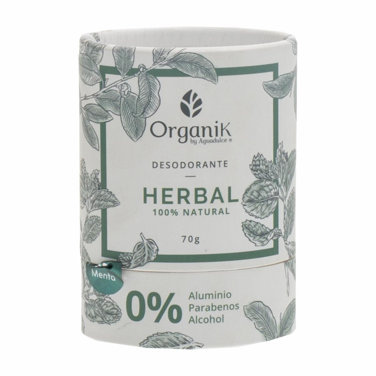 Desodorante En Barra Natural Herbal ORGANIK 70 G