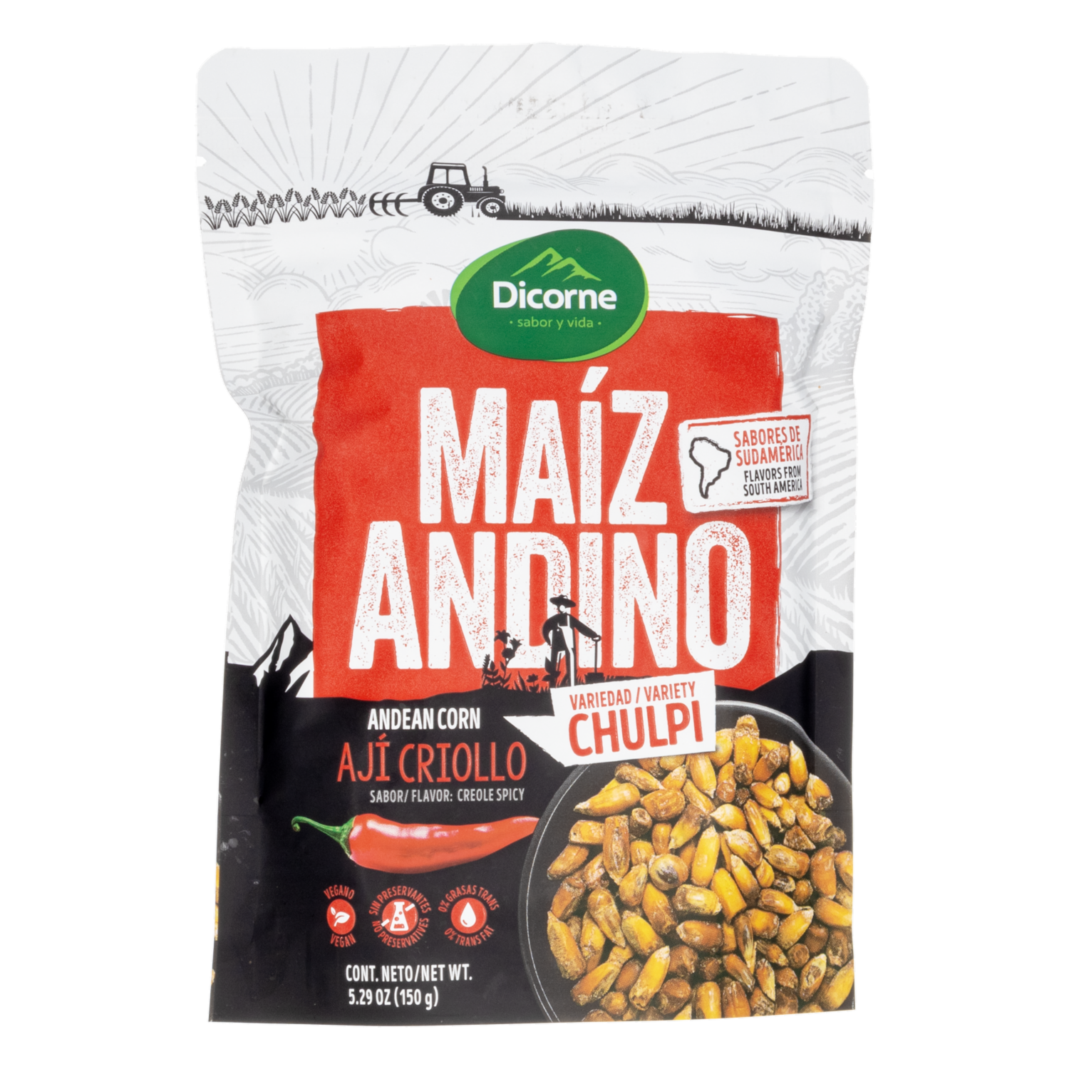 Chulpi Con Ají Criollo DICORNE 150 G