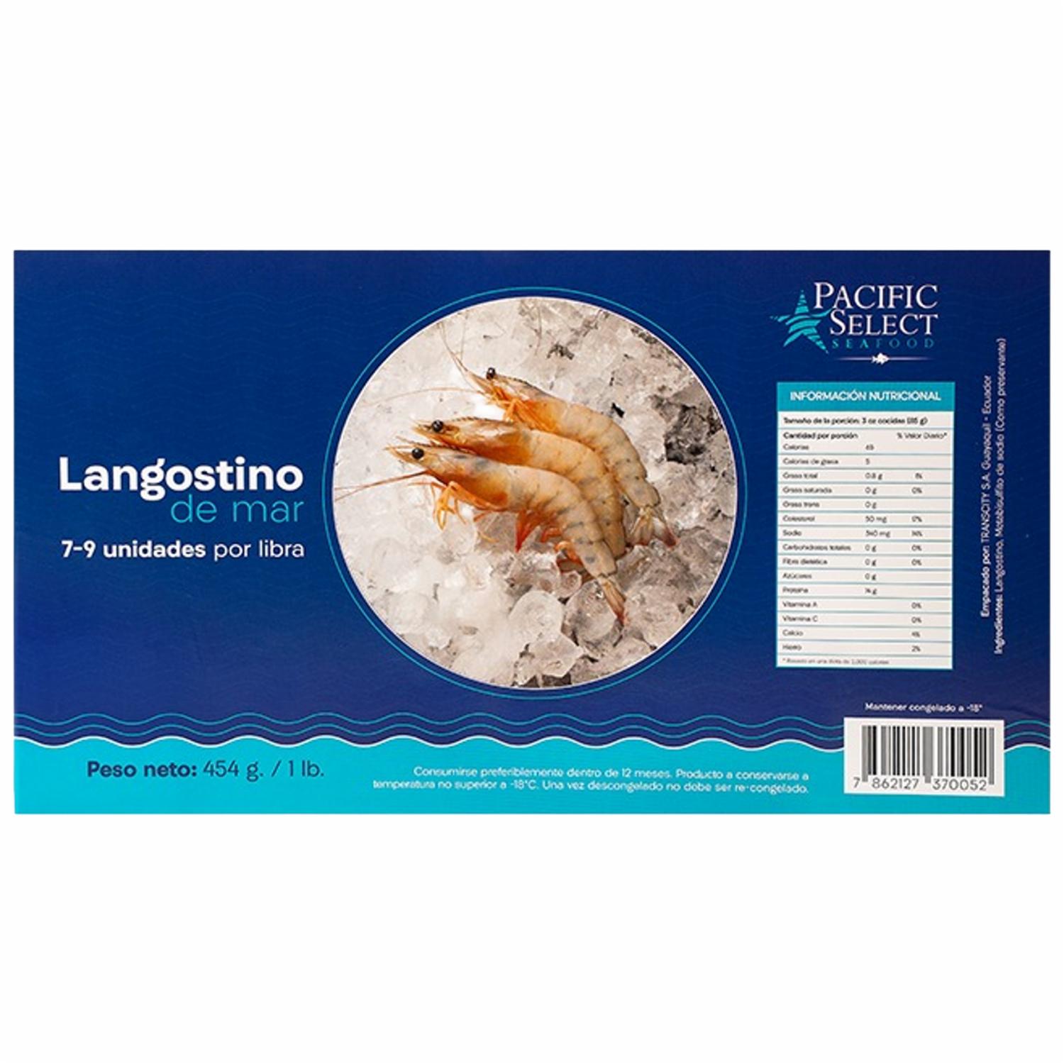 Langostinos Extra Grande PACIFIC SELECT 454 G