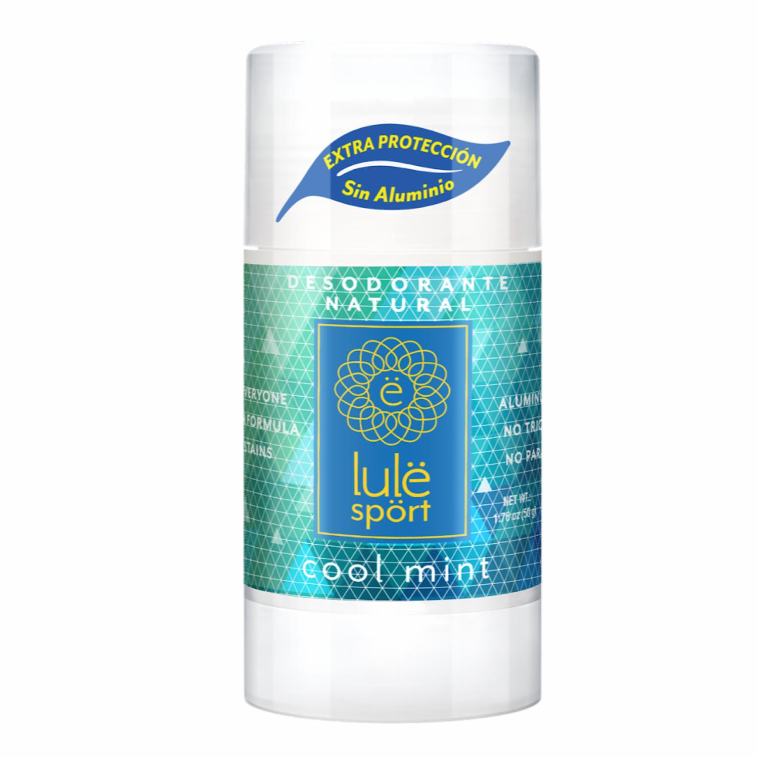 Desodorante En Barra Natural Sin Aluminio Cool Mint LULË SPÖRT 50 G