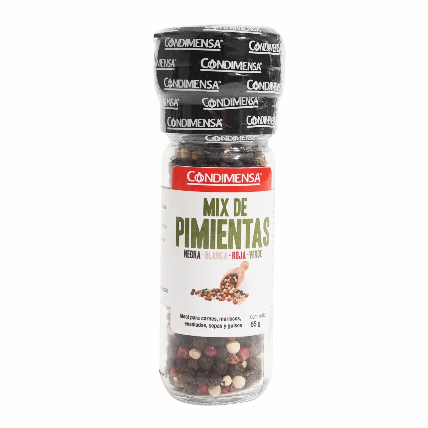 Pimienta Mix Con Molinillo CONDIMENSA 55g
