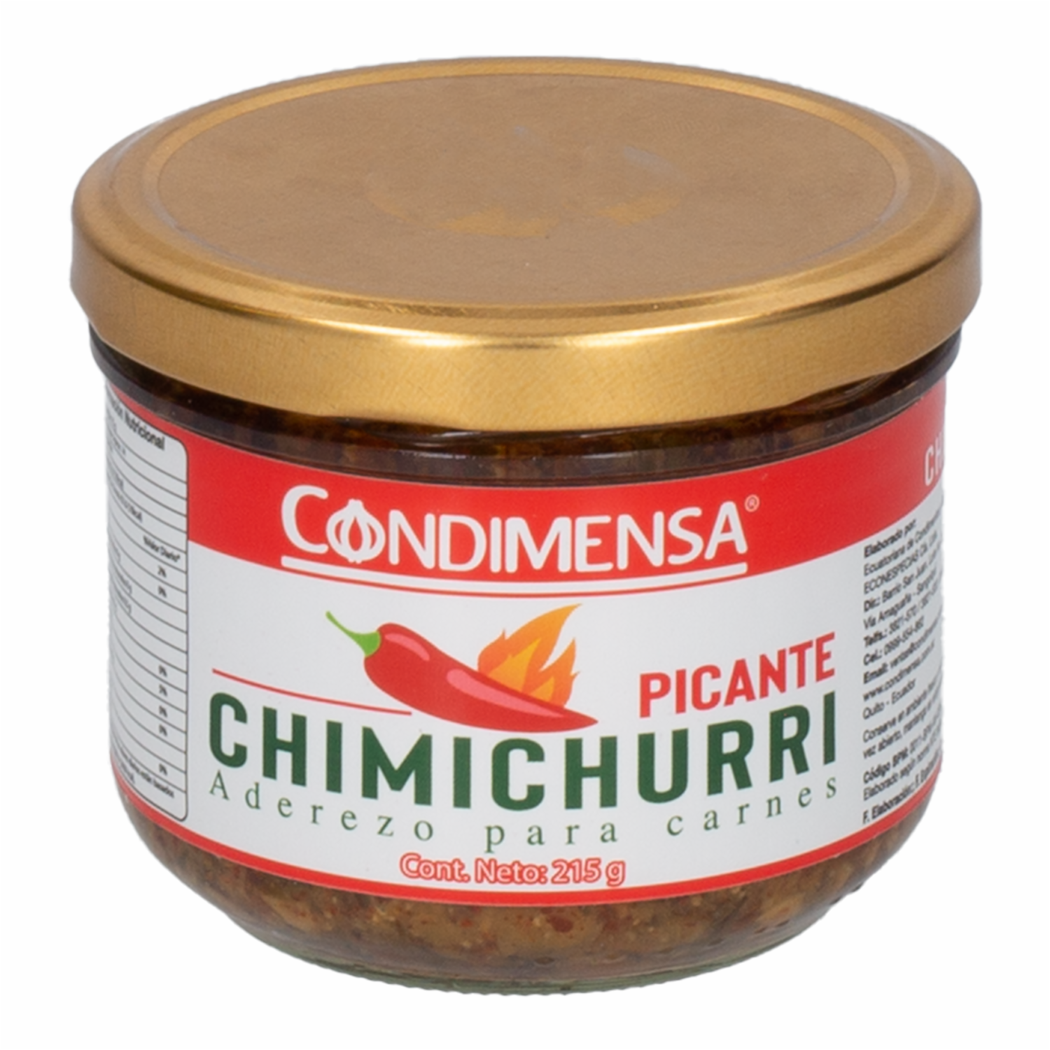 Chimichurri Picante CONDIMENSA 215 G