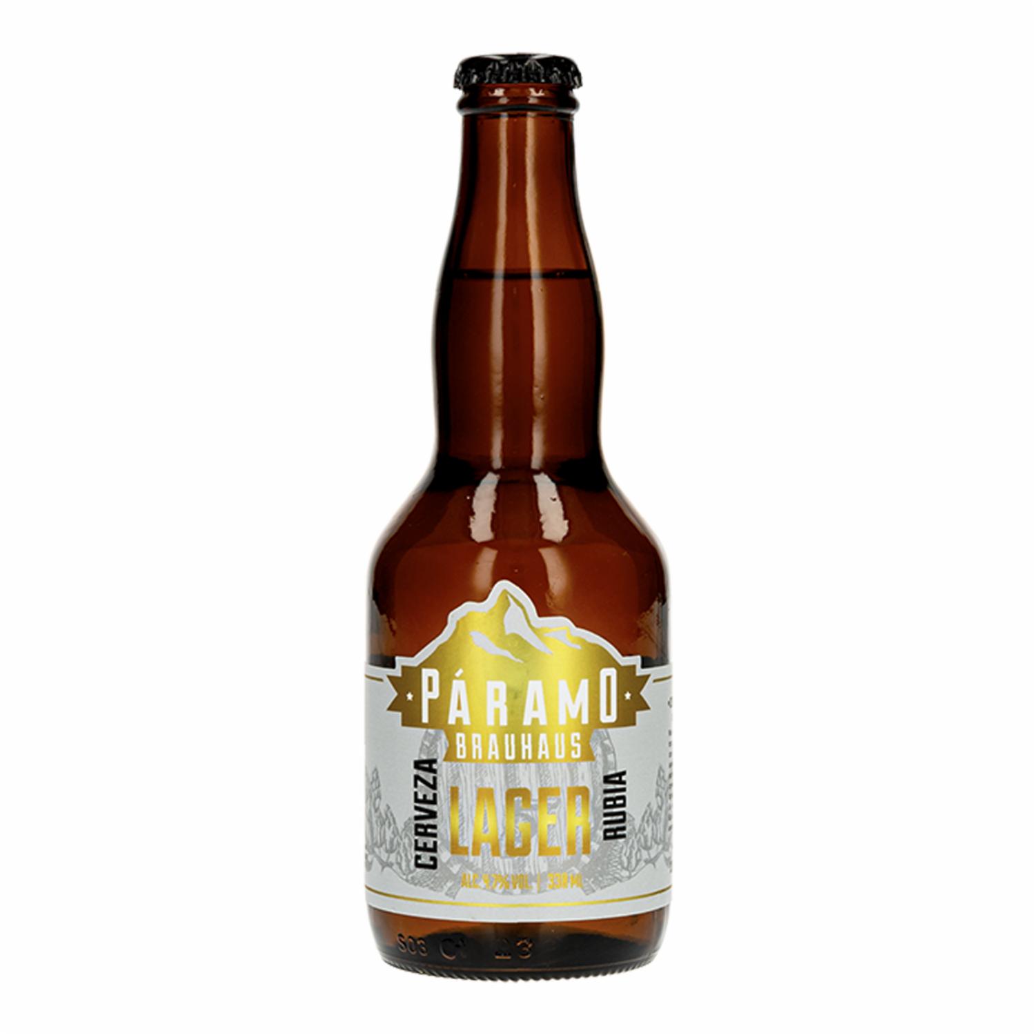 Cerveza Rubia Lager PÁramo Brauhaus 330 Ml