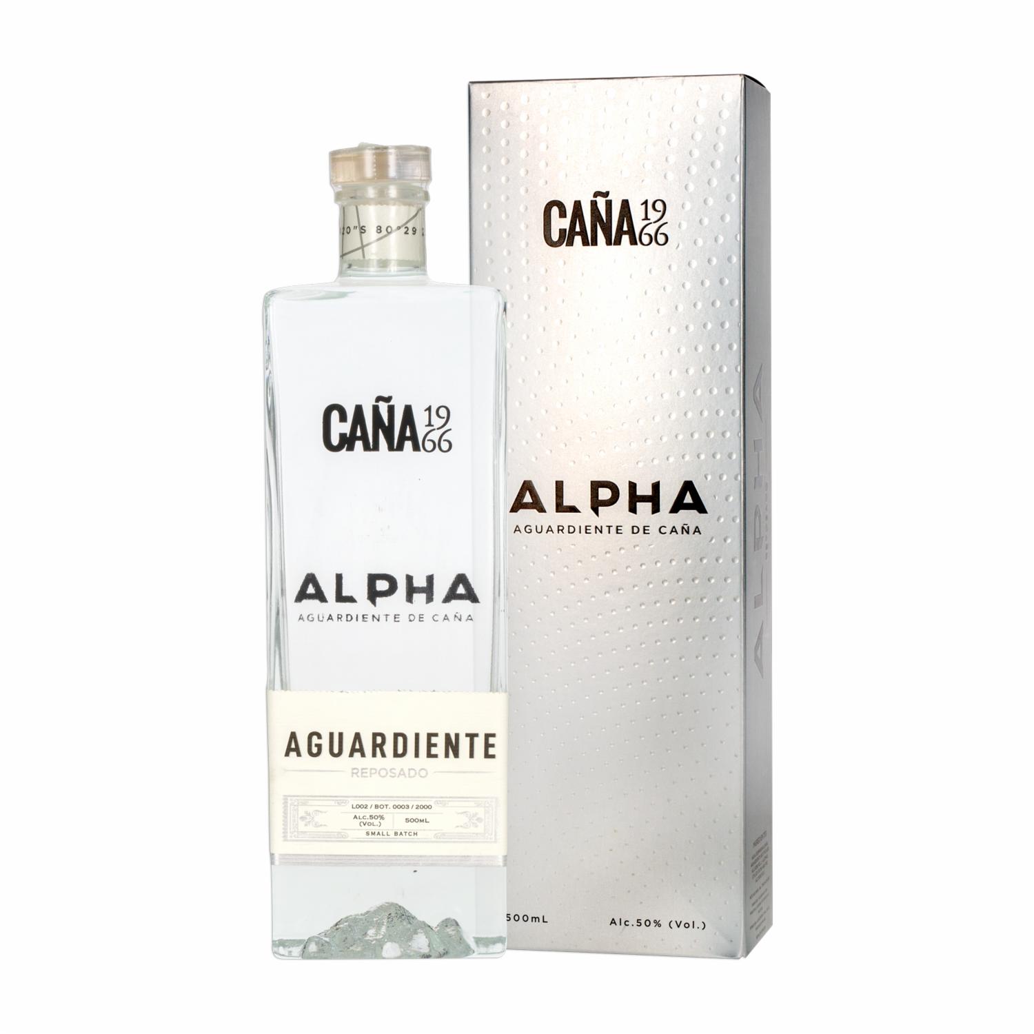 Aguardiente Reposado ALPHA 500 Ml