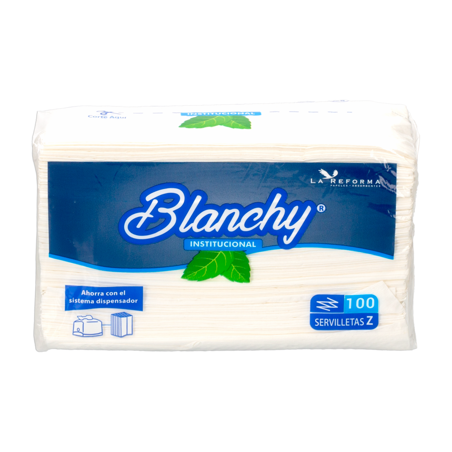 Servilletas De Manos Institucional En Forma De Z BLANCHY X 100 Uds