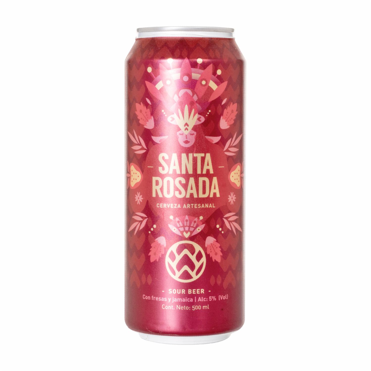 Cerveza Artesanal Rosada SANTA ROSA 500 ML