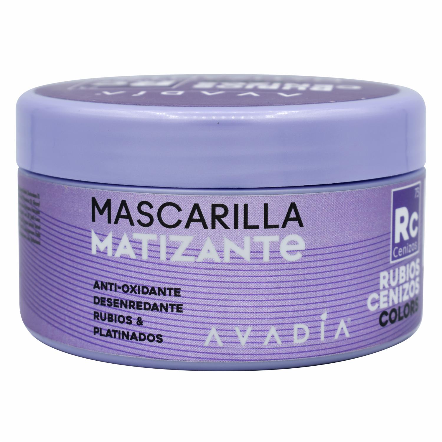 Mascara Capilar Matizante Rubios Cenizos AVADÍA 250 Ml