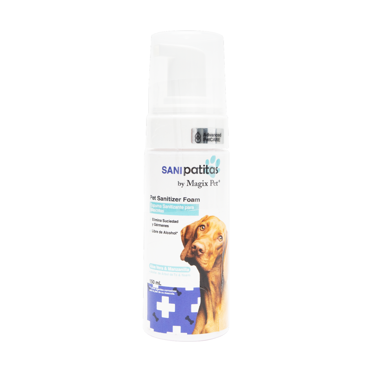 Espuma Desinfectante Para Mascotas MAGIX PET 150 Ml