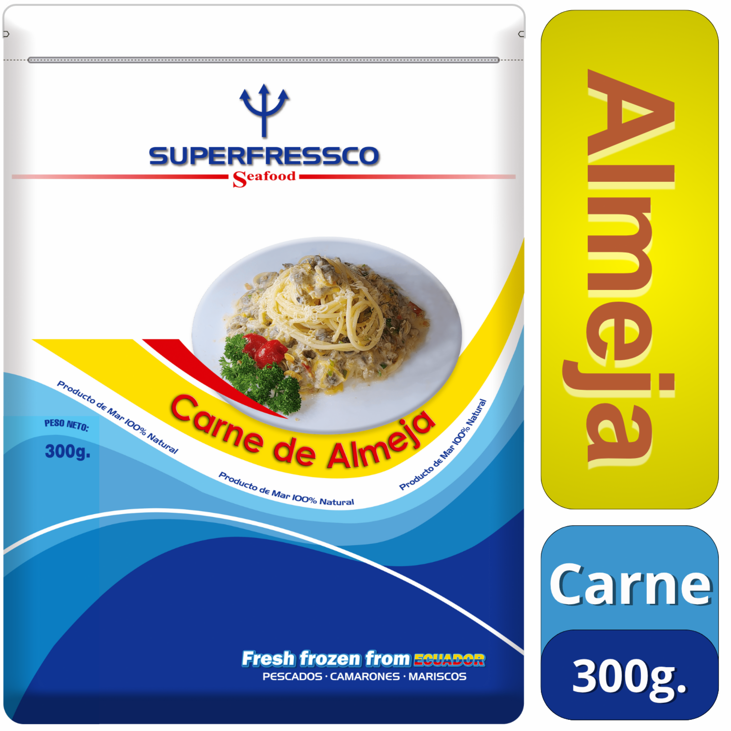 Carne De Almeja 100% Natural SUPERFRESSCO 300 G