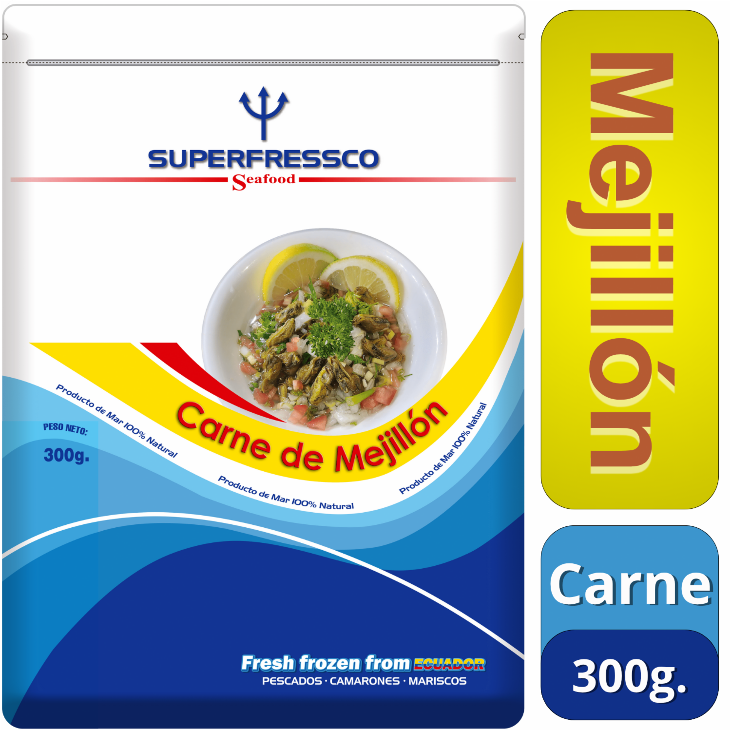 Carne De Mejillón 100% Natural SUPERFRESSCO 300 G