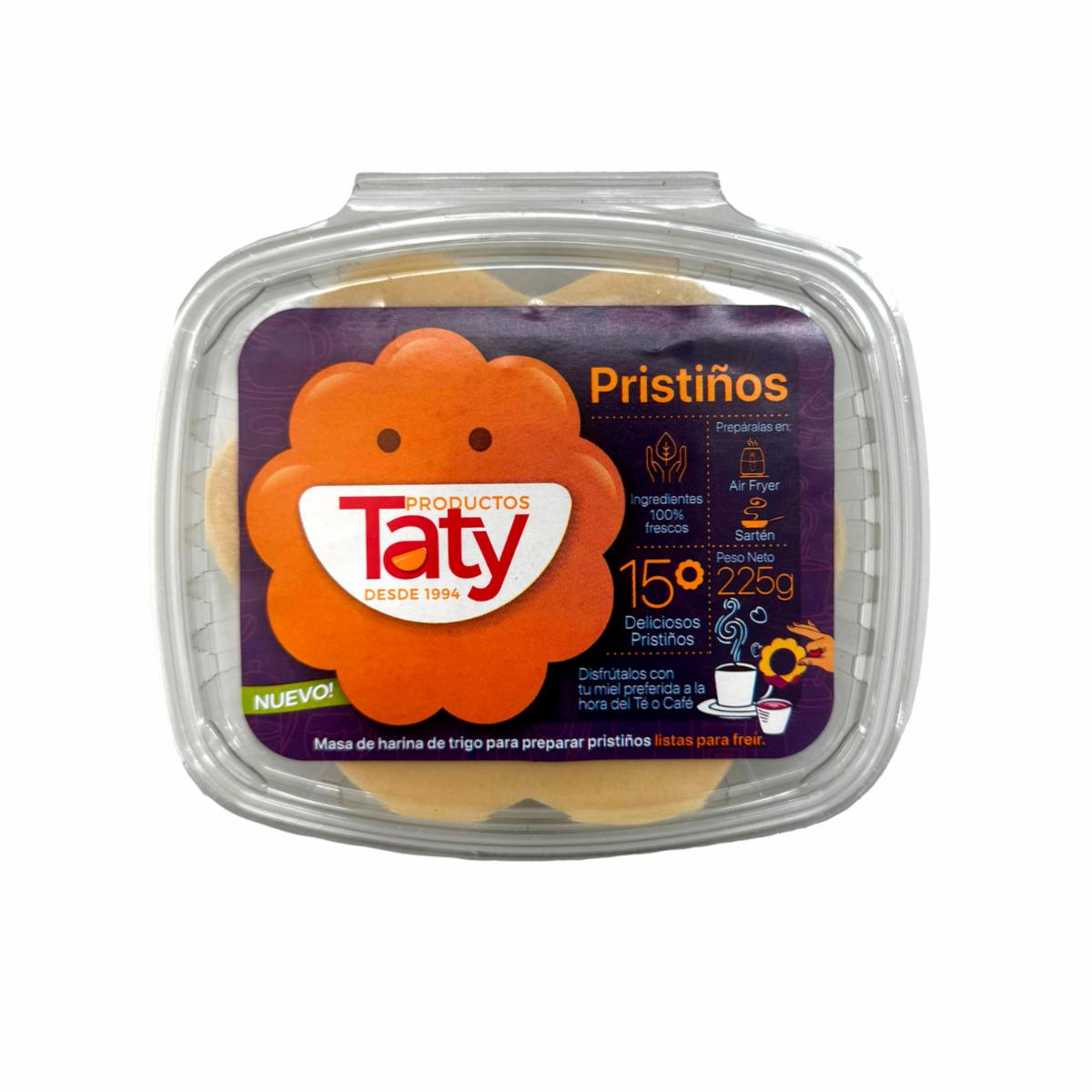 Masa Para Pistiños Con Harina De Trigo Listas Para Freir TATY X 15 Uds 225 G
