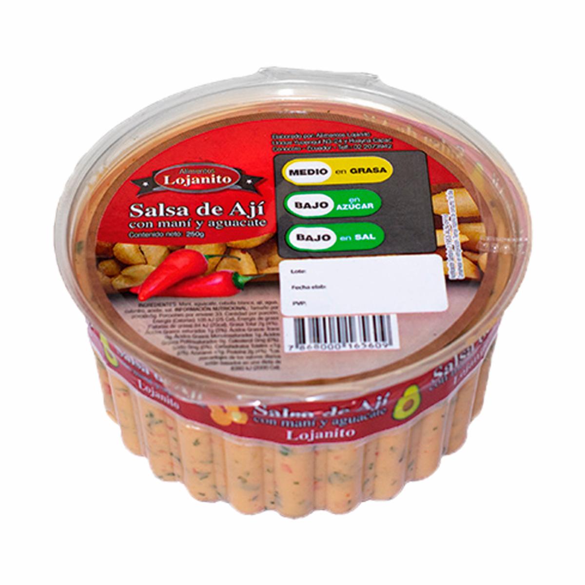 Ají Maní Aguacate LOJANITO 250 G