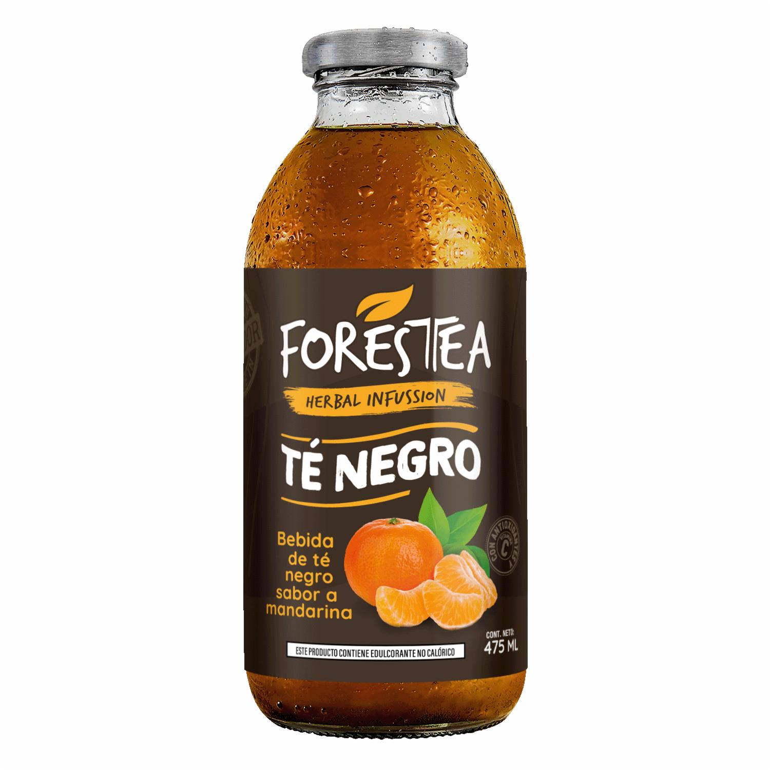 Té Frio Negro Sabor A Mandarina FORESTEA 475 Ml