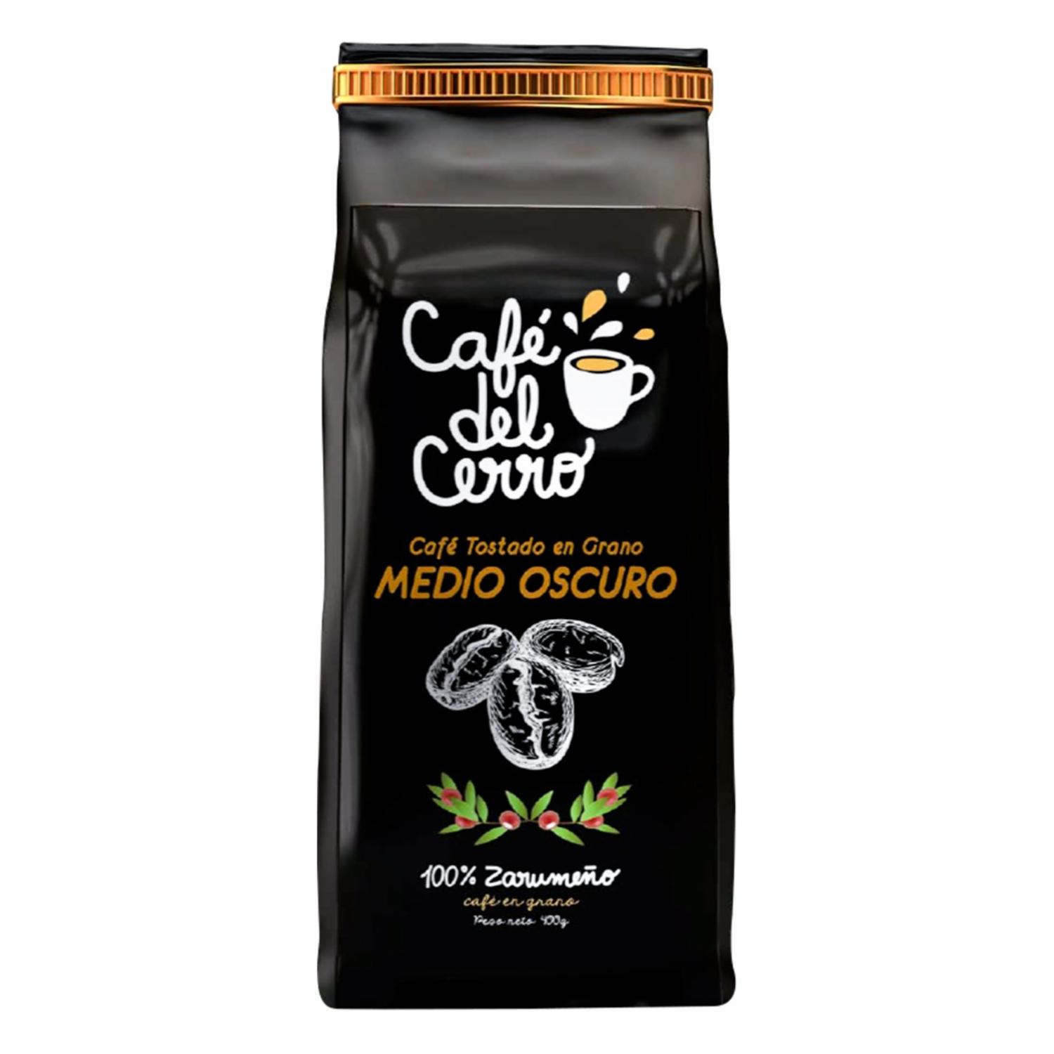 Café En Grano Tostado Medio Oscuro DEL CERRO 400 G