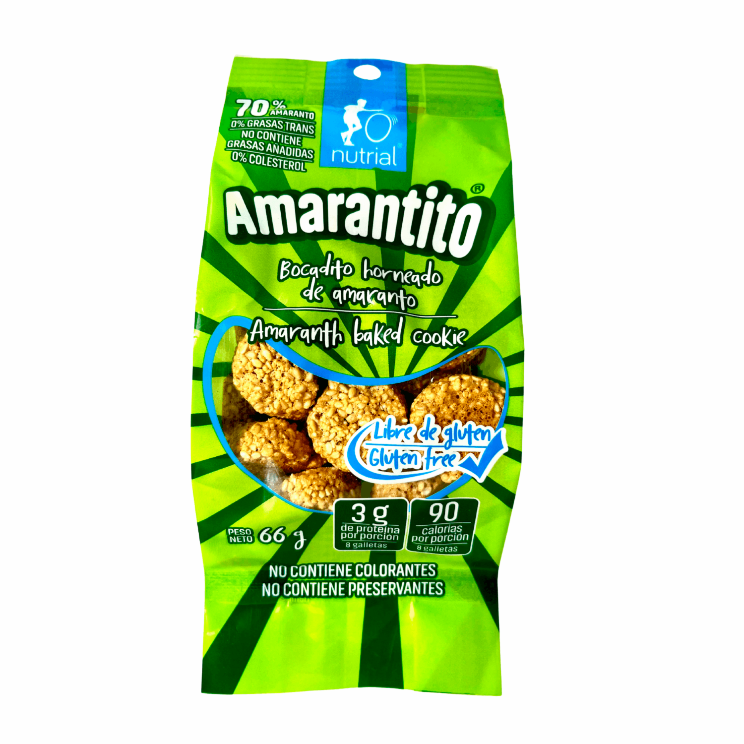 Bocaditao Horneado De Amaranto Sin Gluten AMARANTITO 66 G