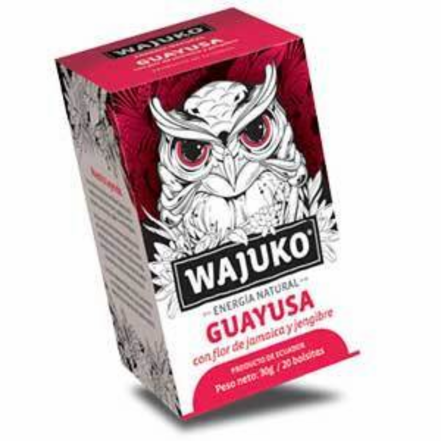 Té De Guayusa Con Flor De Jamaica Y Jengibre WAJUKO 30 G