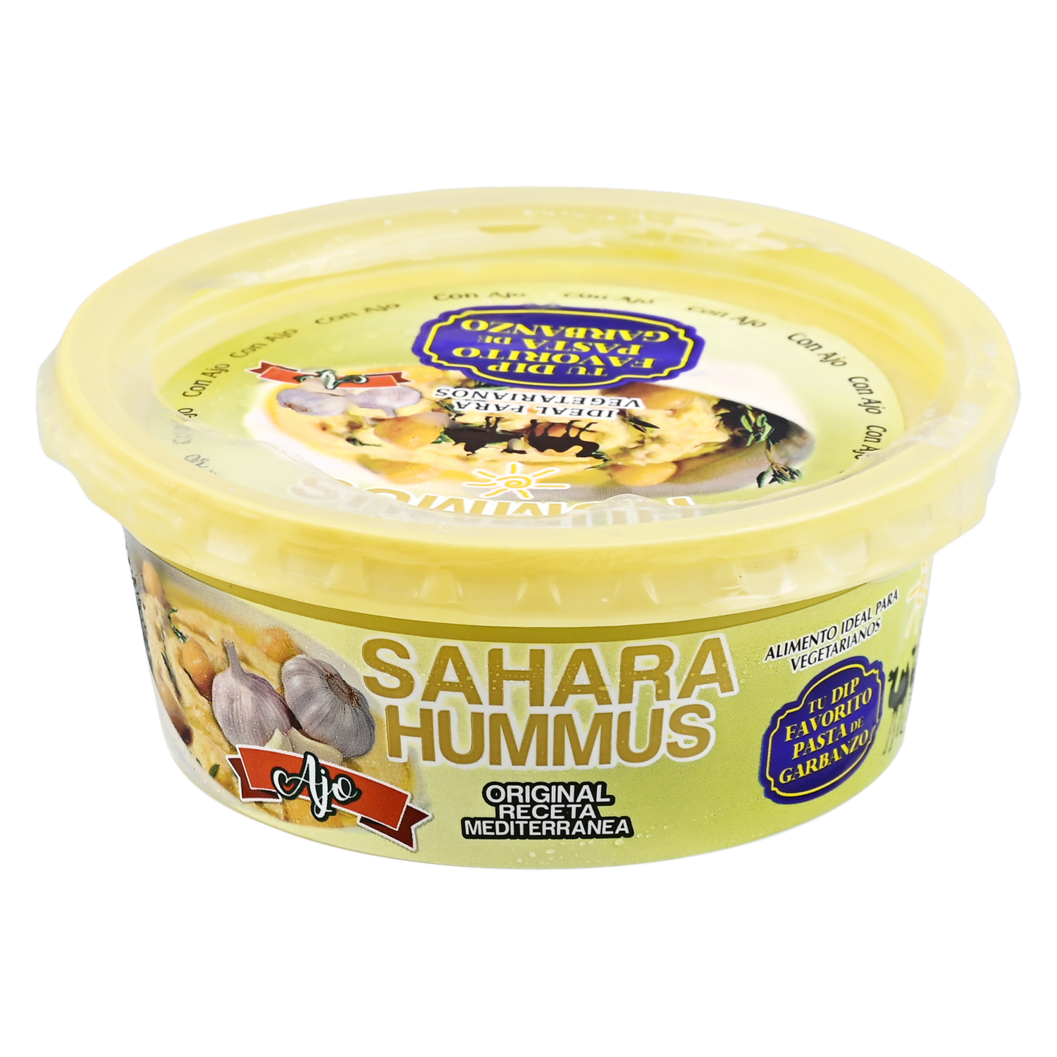 Hummus Pasta Garbanzo Con Ajo SAHARA Tarrina