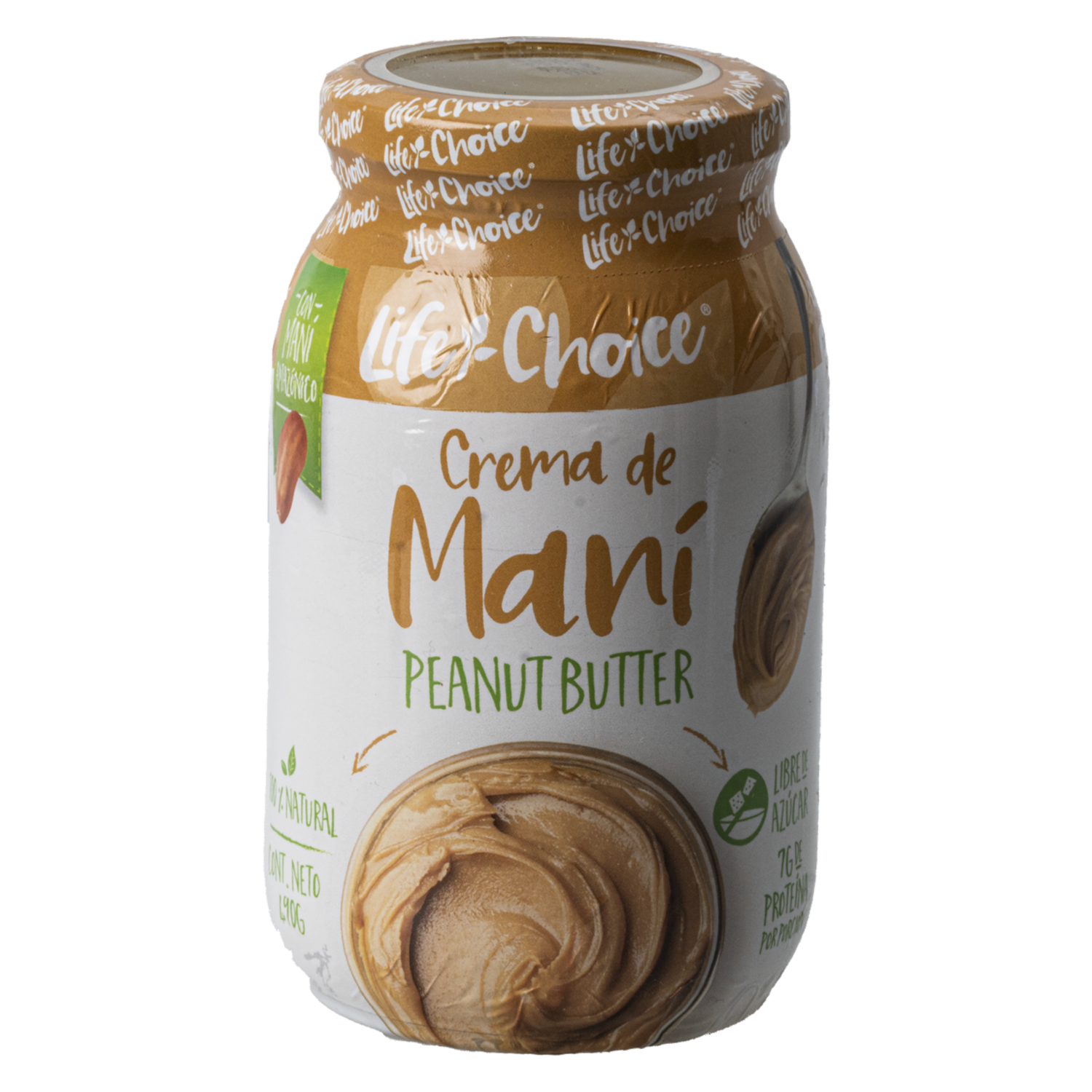 Crema De Maní Natural LIFE CHOICE Frasco