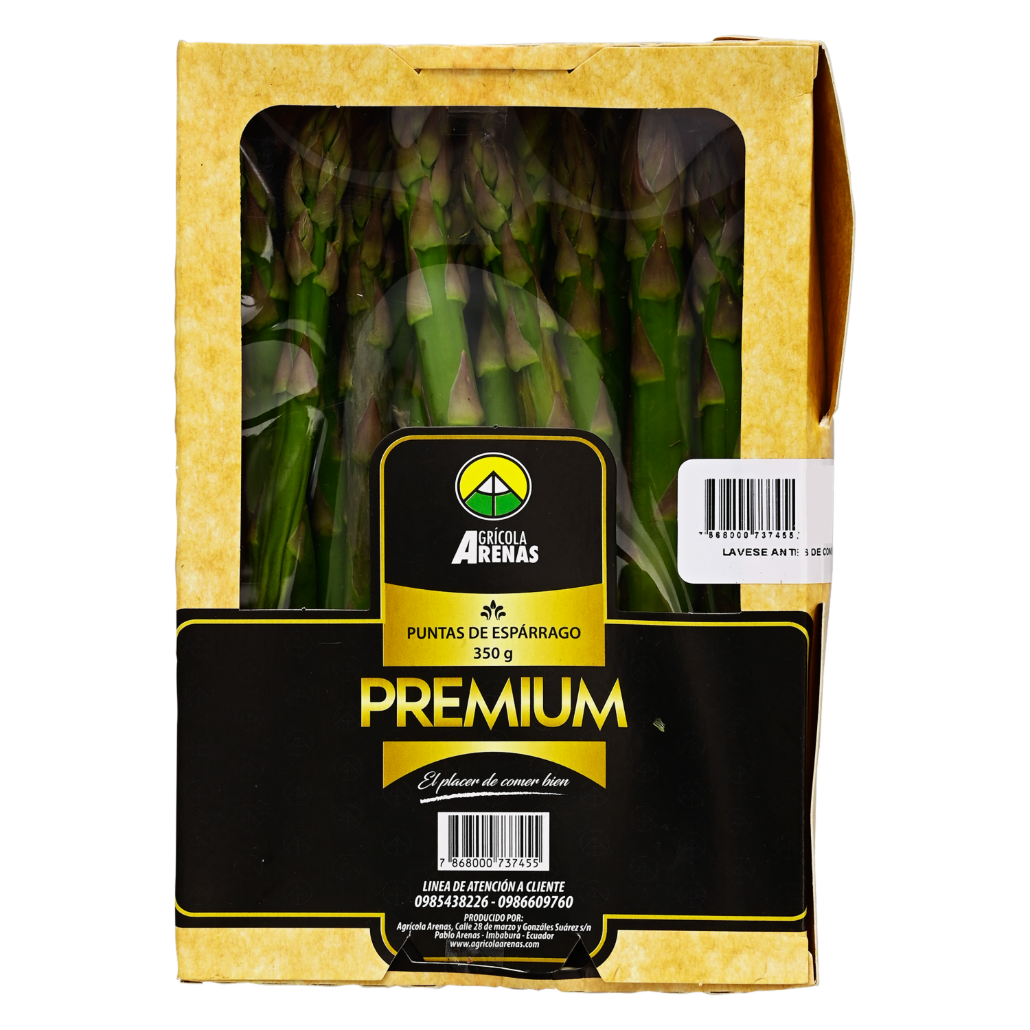 Puntas De Esparrágo Verde ARENAS 350 G