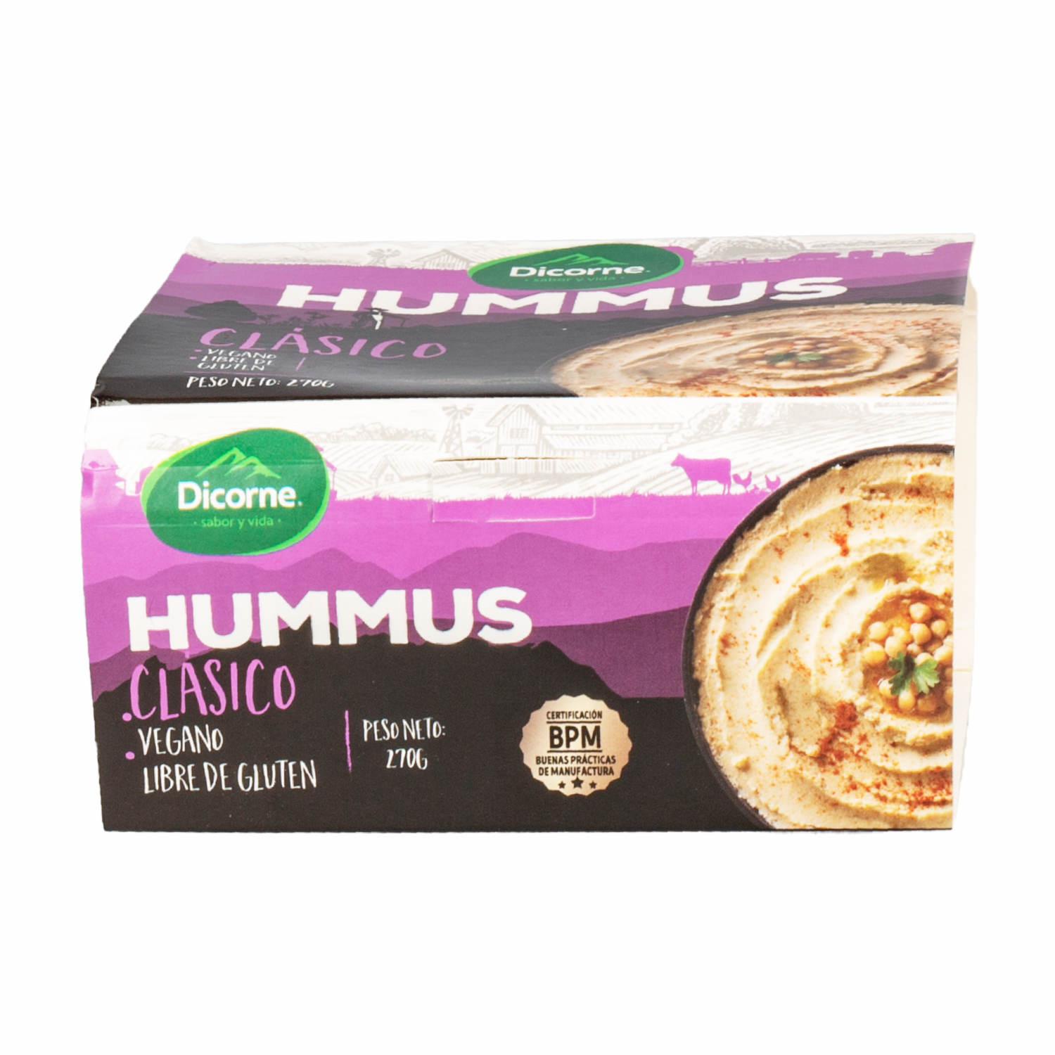 Hummus Clásico Para Untar DICORNE 270 G