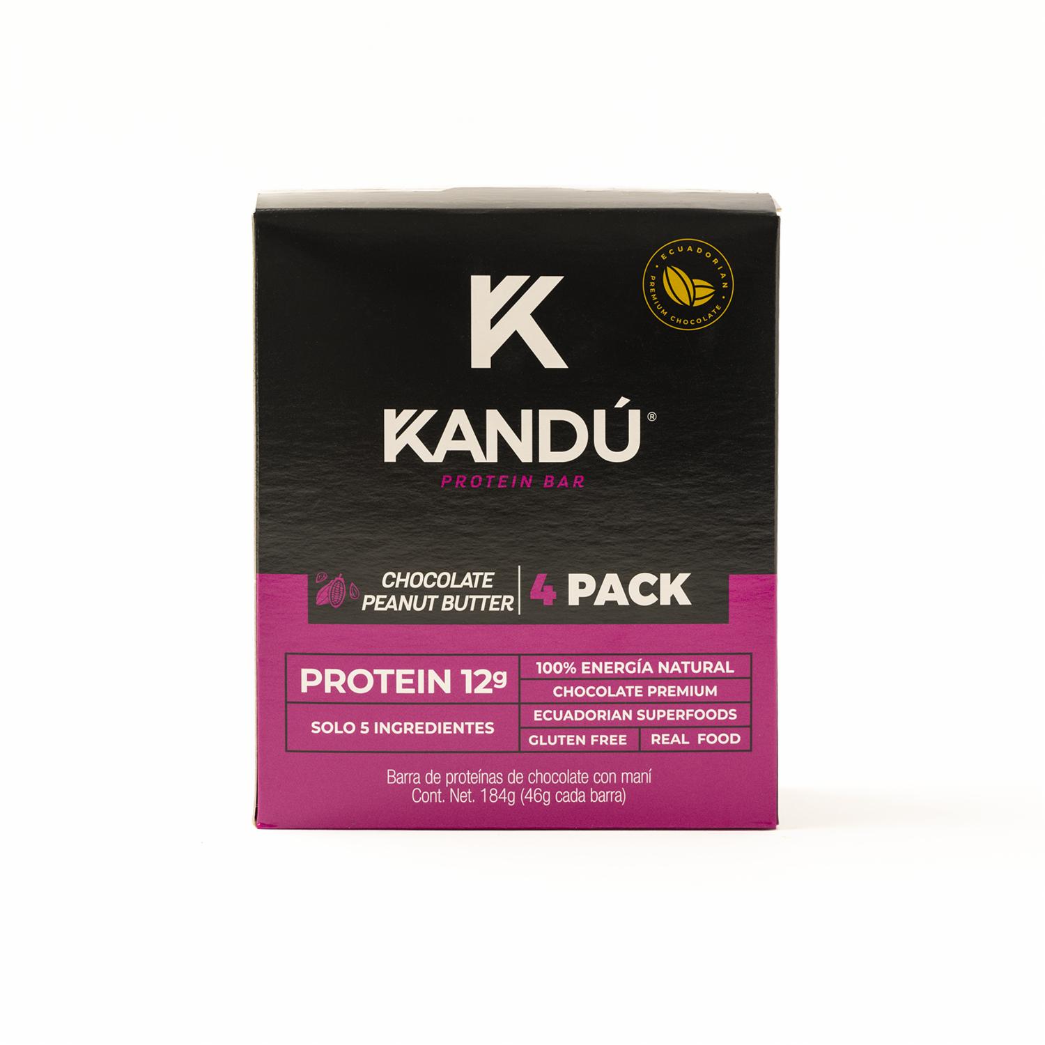 Barra De Proteína Con Maní Y Chocolate KANDÚ 184 G