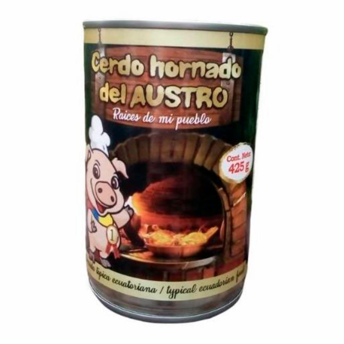 Cerdo Hornado En Lata DEL AUSTRO 425 G