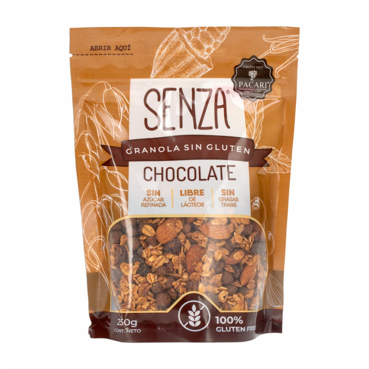 Granola Con Chocolate Sin Gluten SENZA 250 G