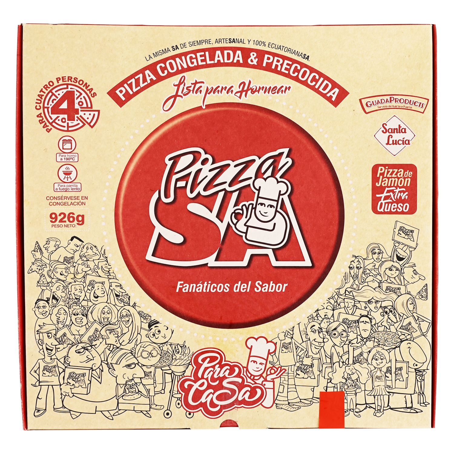 Pizza Congelada PIZZA SA 926 G