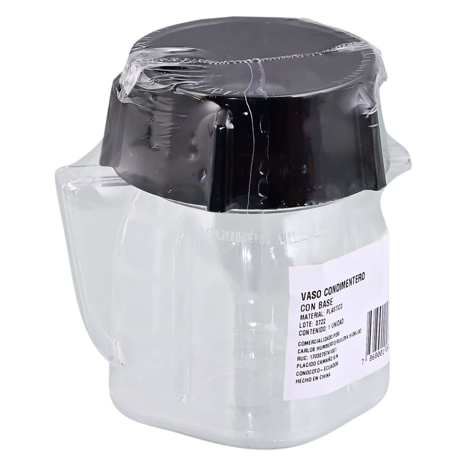 Vaso Condimentero Con Base MURASAKI Unidad
