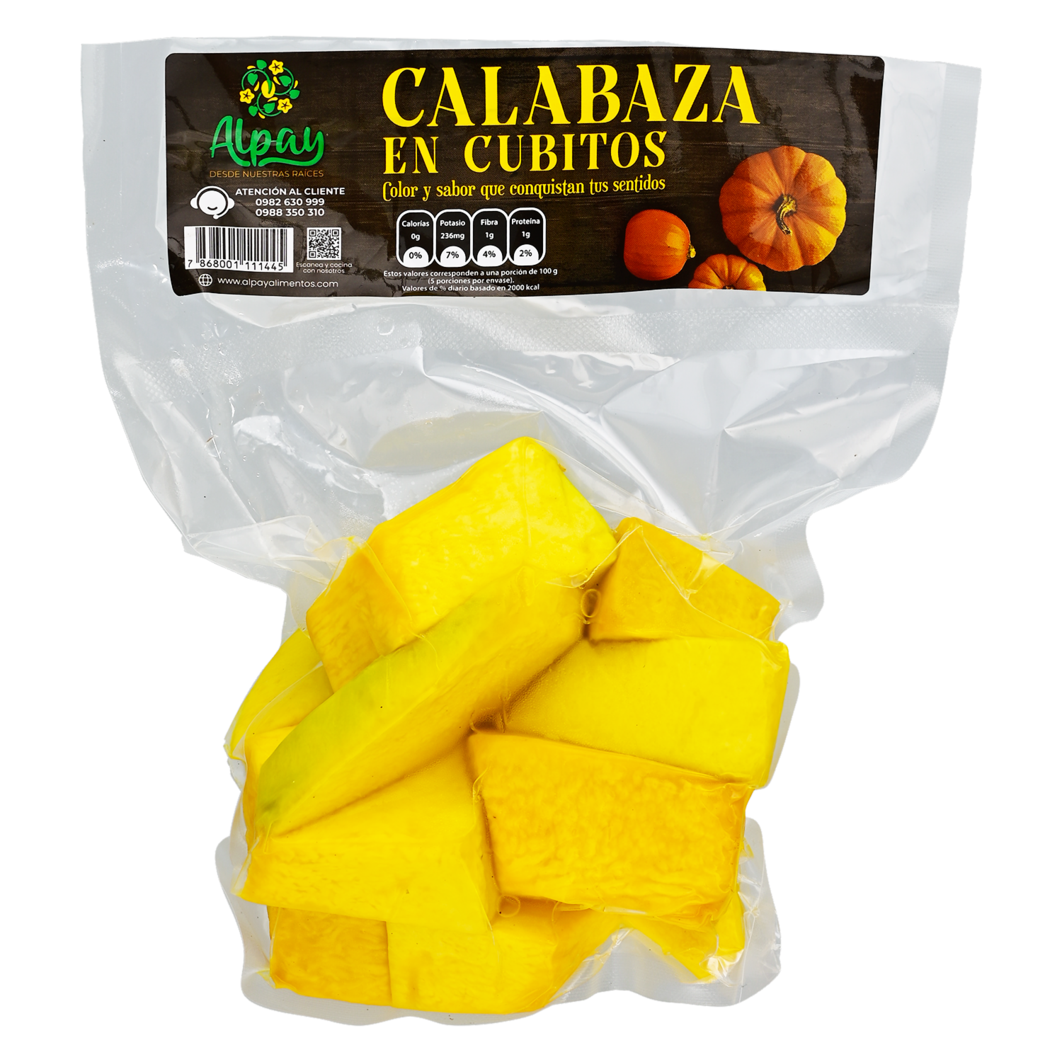 Calabaza En Cuadros ALPAY 500G