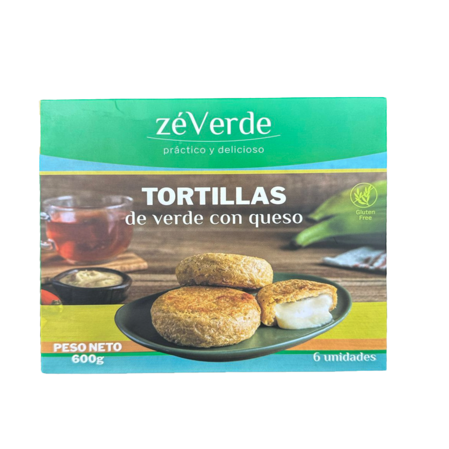 Tortillas De Verde Congeladas Con Queso ZÉ VERDE 600 G