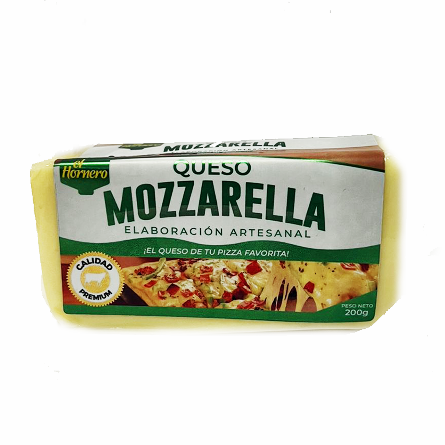 Queso Mozzarella Pasta Hilada Elaboración Artesanal EL HORNERO 200 G