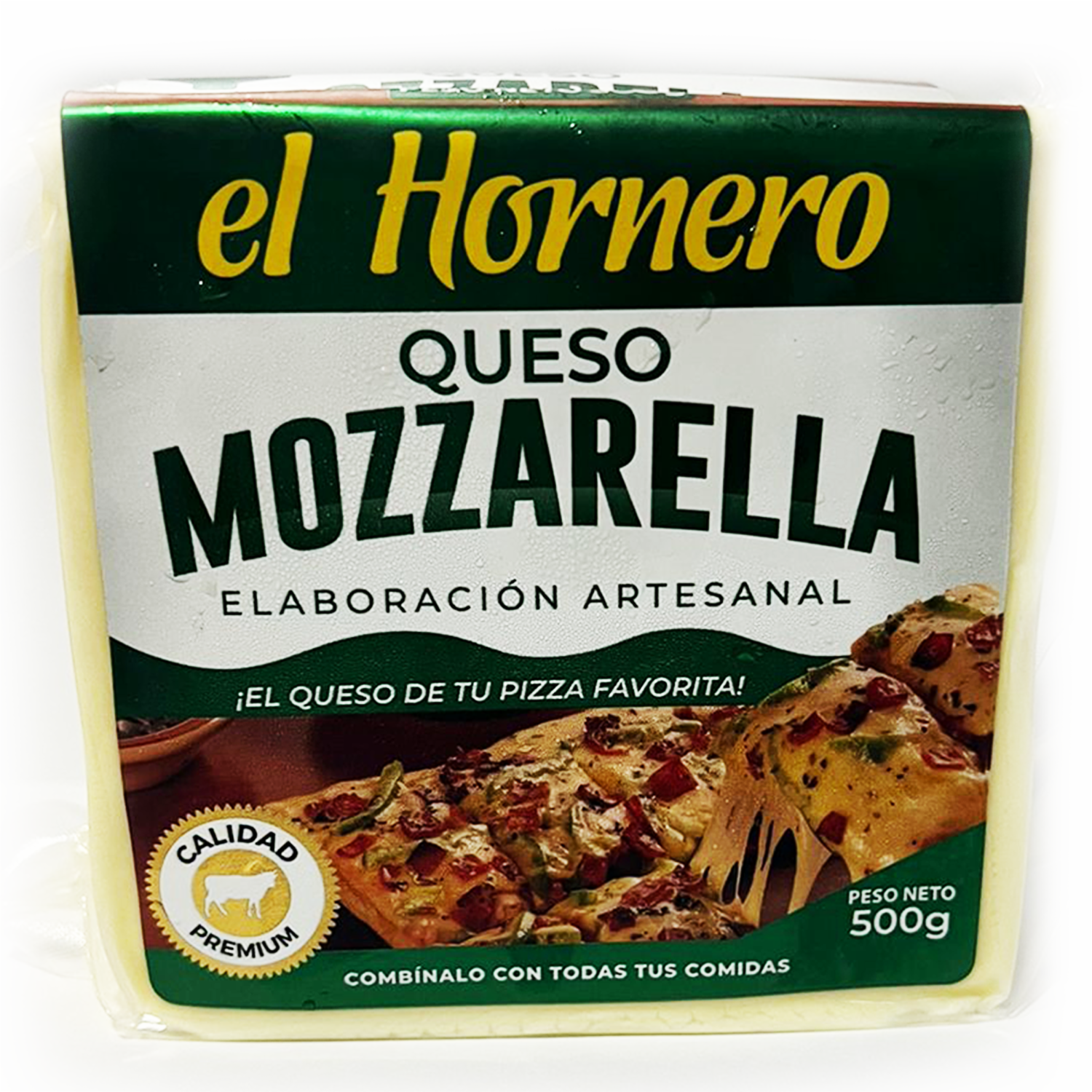 Queso Mozzarella Pasta Hilada Elaboración Artesanal EL HORNERO 500 G