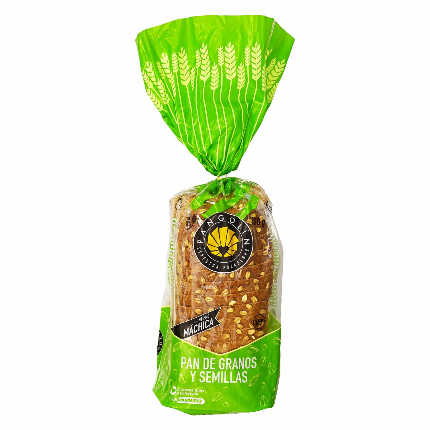 Pan Integral Granos Y Semillas PANGOLÍN 500g