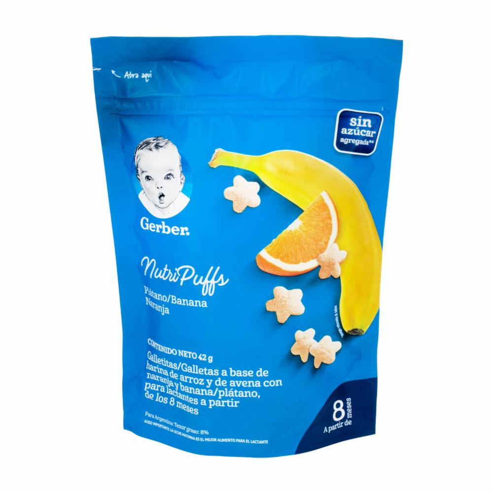 Galletas Nutrisnack De Naranja Y Banana GERBER 42 G Supermaxi