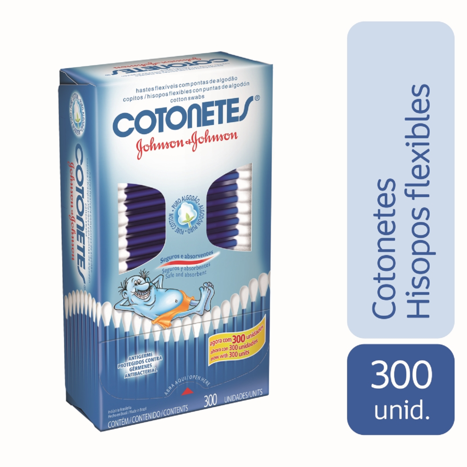 Copitos Dispensador JOHNSON & JOHNSON X 300 Uds