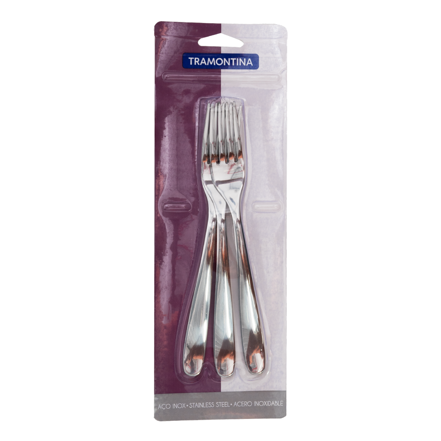 Set De Cubiertos Tenedores Para Mesa Diseño Hawái 3 Puestos TRAMONTINA 3 Piezas